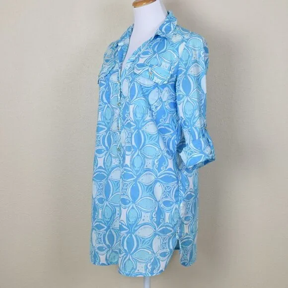 Lilly Pulitzer Women's Captiva Tunic Cover-up Small - Picture 2 of 8